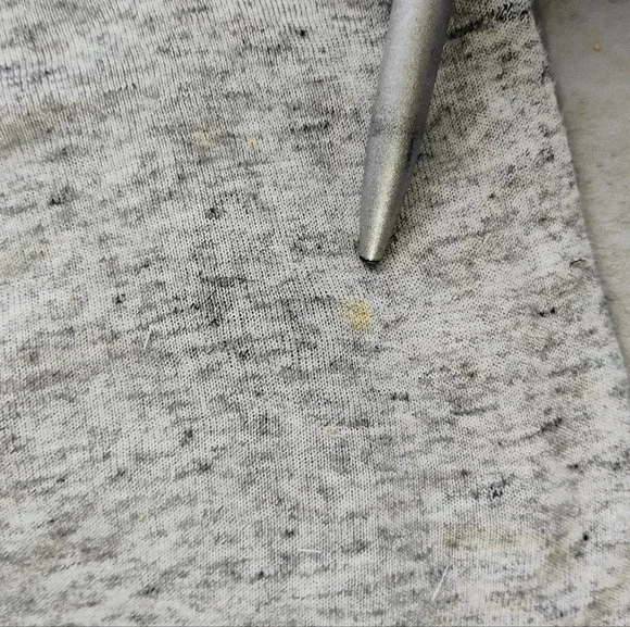 Rebecca Taylor Open Back Ruffle Grey Melange Jersey Short Flax Dress Size XS - Picture 11 of 16